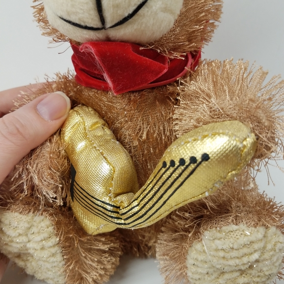 Bear Plush Toy, Dog Plush Toy, Squirrel Plush Keychain, Lot of 3 Stuffed Animals - Picture 6 of 15